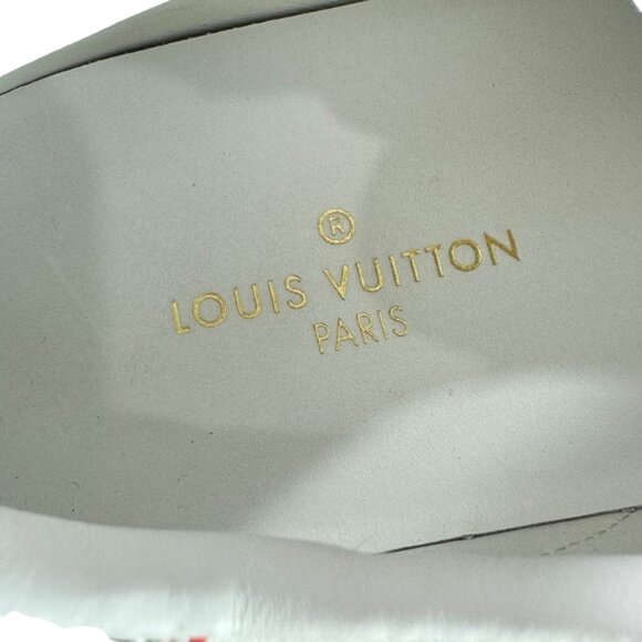 LOUIS VUITTON White Leather LV Crafty Time Out Women's Sneakers 36 - 6US - Picture 8 of 12